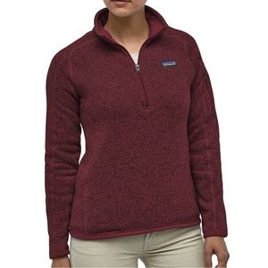 Patagonia Women’s Maroon Quarter Zip Size S